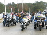 Vietnam Veteran Wall Memorial Escort 1-13-15 (27)