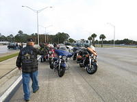 Vietnam Veteran Wall Memorial Escort 1-13-15 (29)