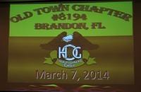 March 7, 2014 Chapter Meeting